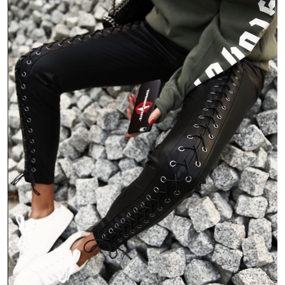 Lace up pants NEW
